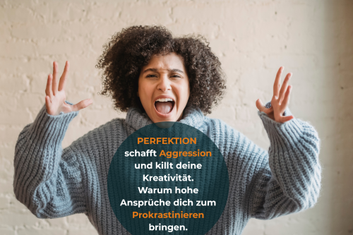 Schreiende Frau